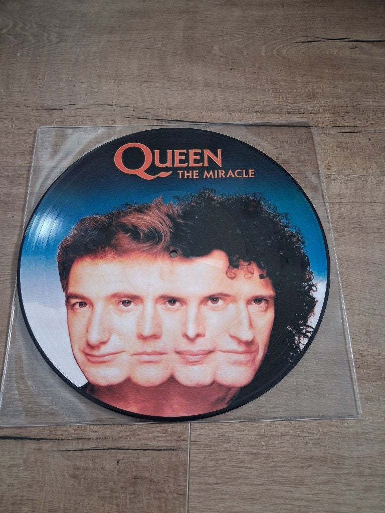 QUEEN - The Miracle (Picture Disc.) (unofficial pressing), Cd's en Dvd's, Vinyl | Rock, LP, Gebruikt, Ophalen of Verzenden, Picture disc