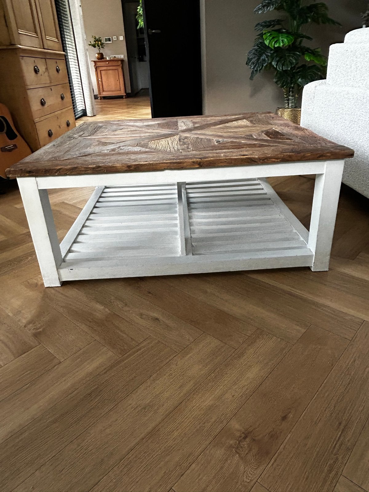 Salontafel Riviera Maison Chateau Chassigny, Huis en Inrichting, Ophalen, Gebruikt, Vierkant, 50 tot 100 cm