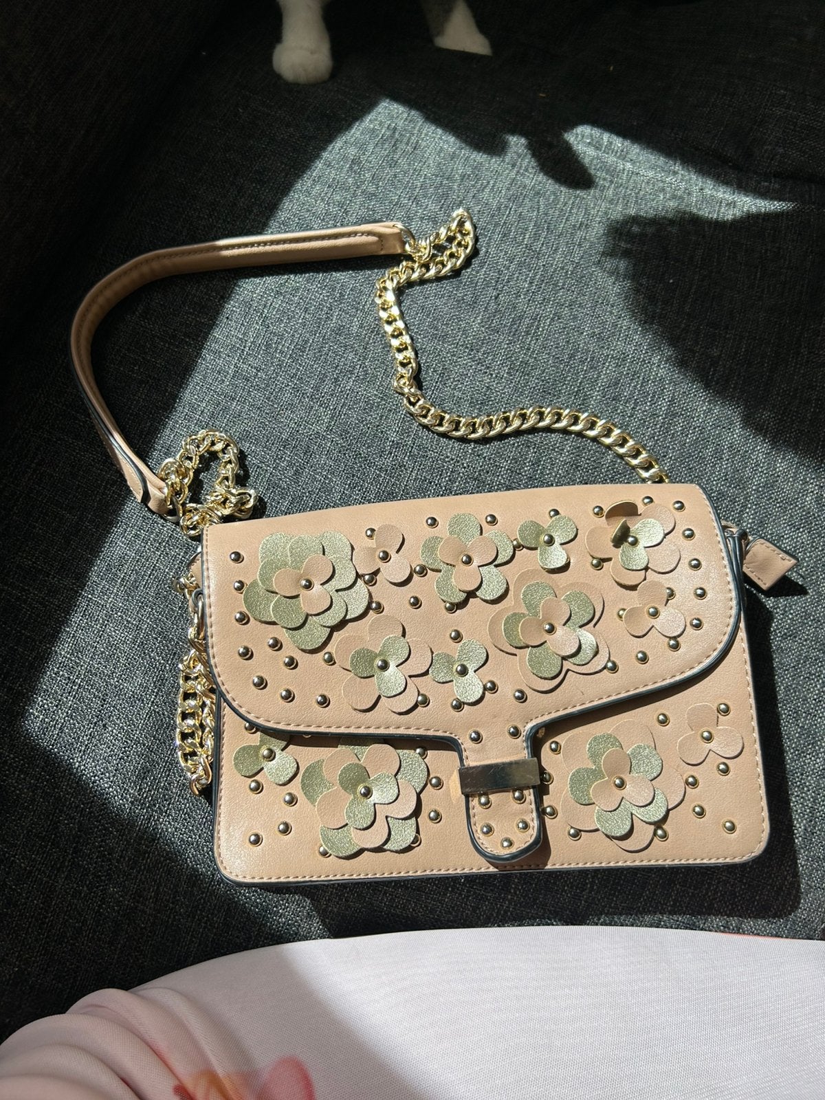 Beige tas, Ophalen, Gebruikt, Beige, Handtas