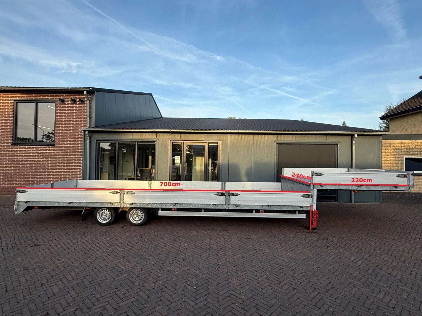 MASTA Dieplader Be Oplegger | 5 Ton | 10 Meter | 2660KG Laad, Auto's, Overige brandstoffen, Origineel Nederlands, Bedrijf, Aanhangers en Opleggers