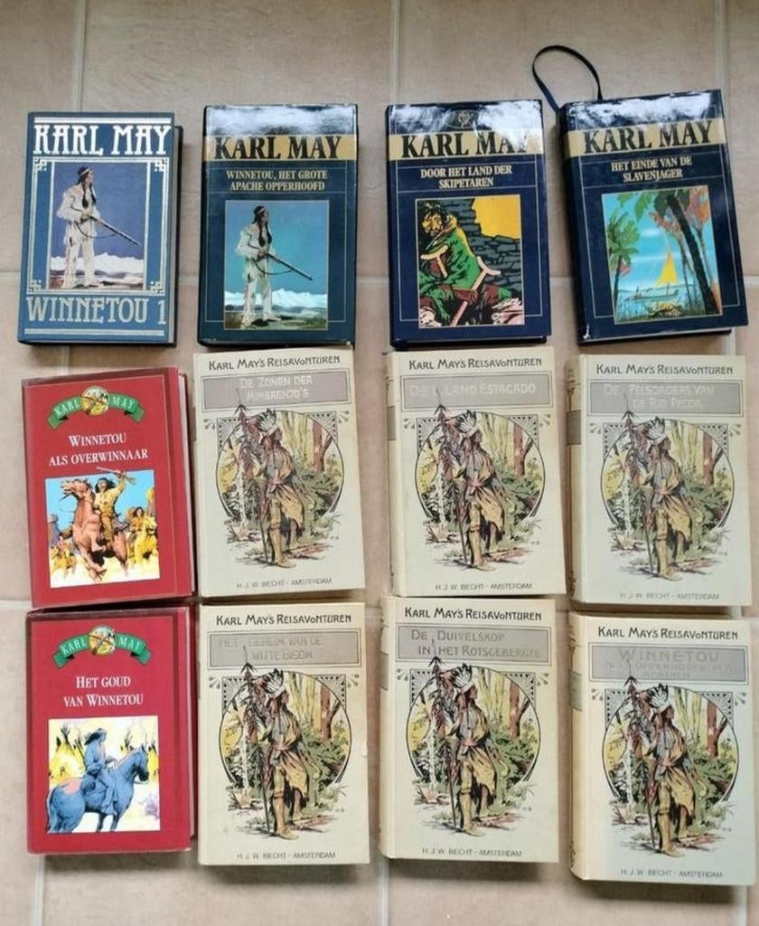 Karl May Boeken & Reisavonturen Collectie (12 delen), Ophalen of Verzenden, Gelezen, Karl May