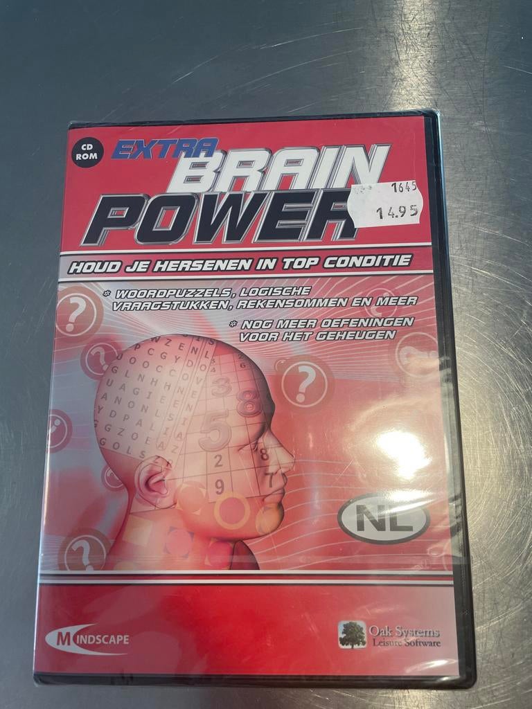 Mindscape Extra Brain Power - PC CD-ROM NL, Computers en Software, Educatie- en Cursussoftware, Zo goed als nieuw, Overige typen