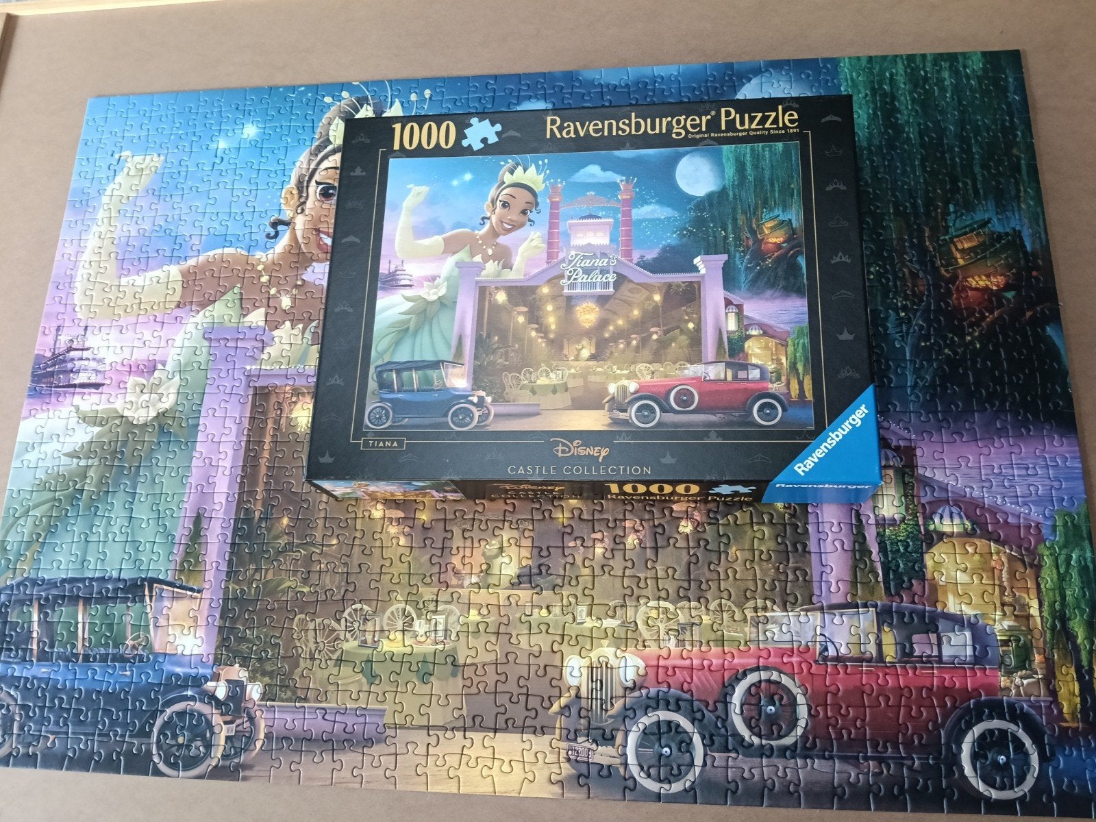 Disney castle collection - Tiana, Ophalen of Verzenden, 500 t/m 1500 stukjes, Zo goed als nieuw, Legpuzzel