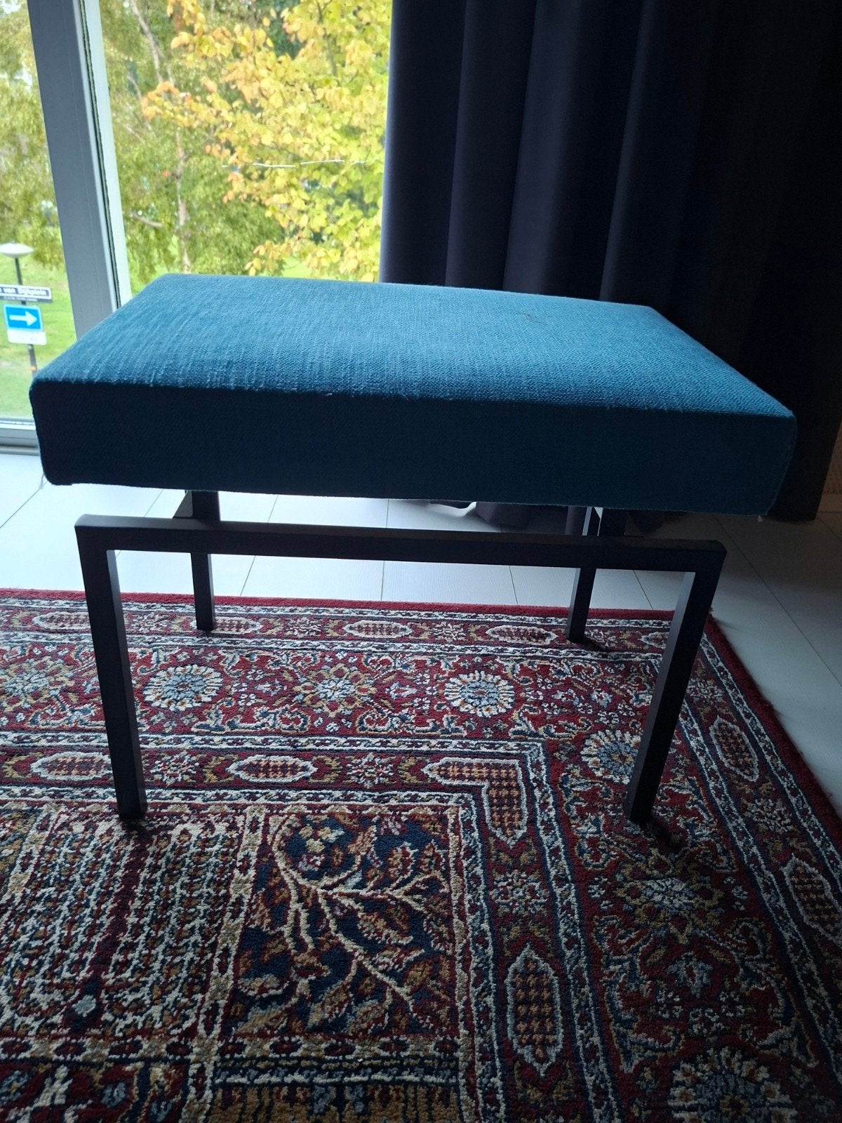 Vintage COR Stijl Klap Opstap Kruk - Strak Gestoffeerd, Ophalen, Gebruikt, Staal