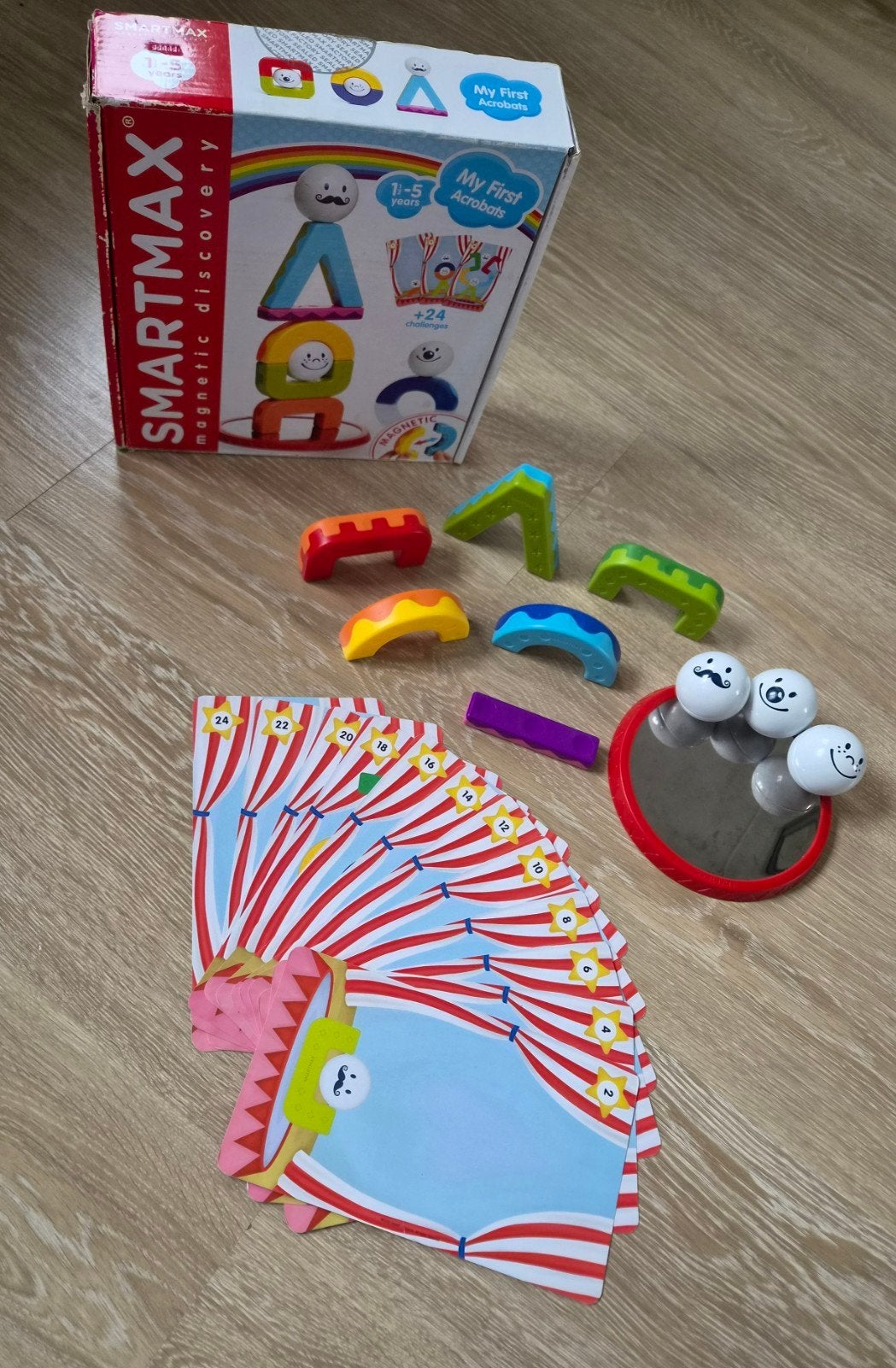 Smartmax My First Acrobats - Magnetisch Bouwspeelgoed, Kinderen en Baby's, Ophalen of Verzenden, Zo goed als nieuw, Bouwen