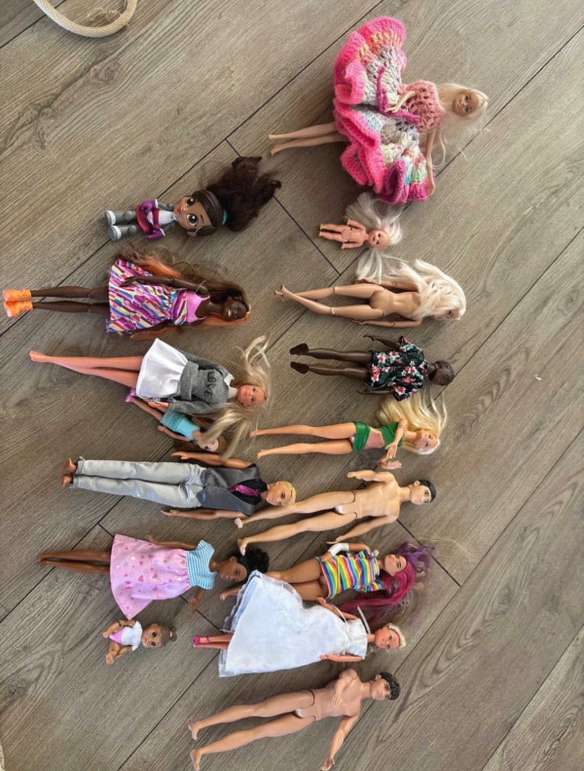 Barbie s zoals foto met en zonder kleding, Ophalen of Verzenden, Zo goed als nieuw, Barbie