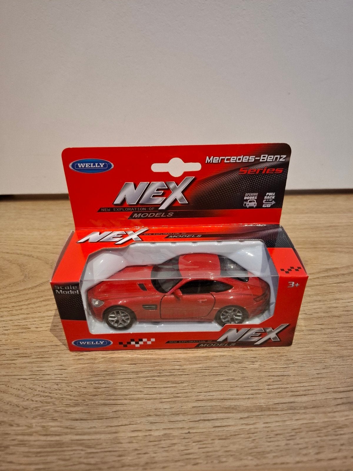 Mercedes-Benz AMG GT 1:43 modelauto - Welly NEX, Hobby en Vrije tijd, Ophalen of Verzenden, Nieuw, Auto, Overige merken