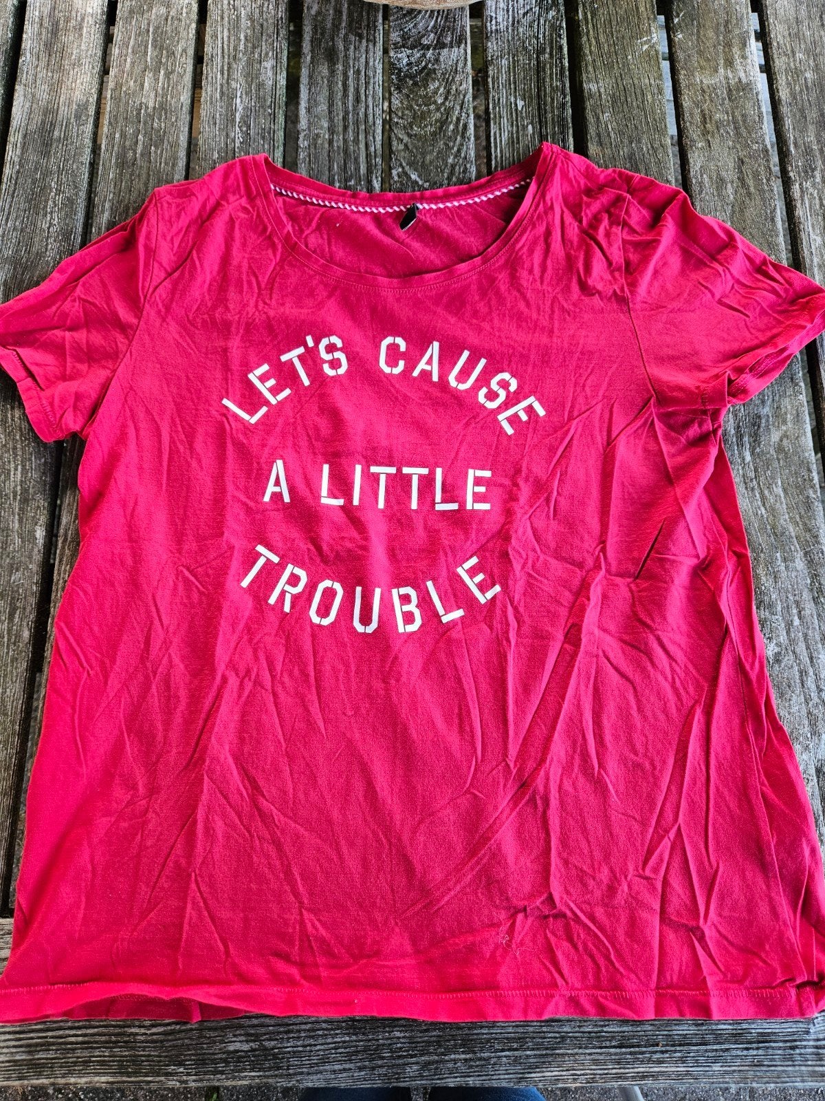 Leuk rood dames shirt maat M - Only, Ophalen of Verzenden, Rood, Korte mouw