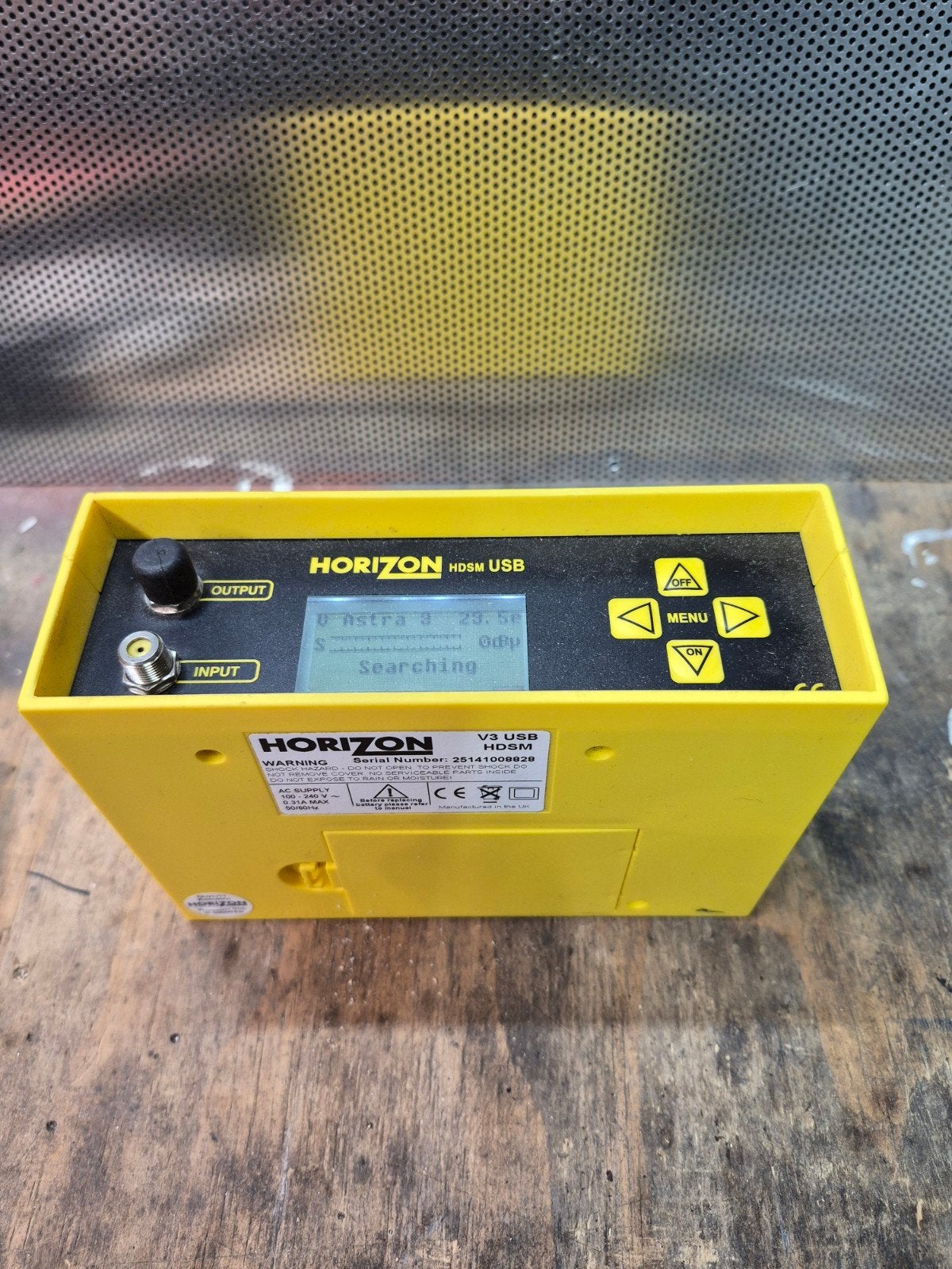 Horizon HDSM USB V3 Digitale Satellietmeter met Tas, Telecommunicatie, Ophalen of Verzenden, Gebruikt, Toebehoren