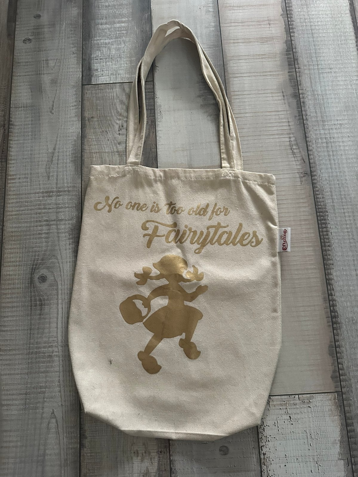 Efteling Roodkapje 'no one is too old for fairytales'totebag, Verzamelen, Efteling, Ophalen of Verzenden, Zo goed als nieuw, Overige typen