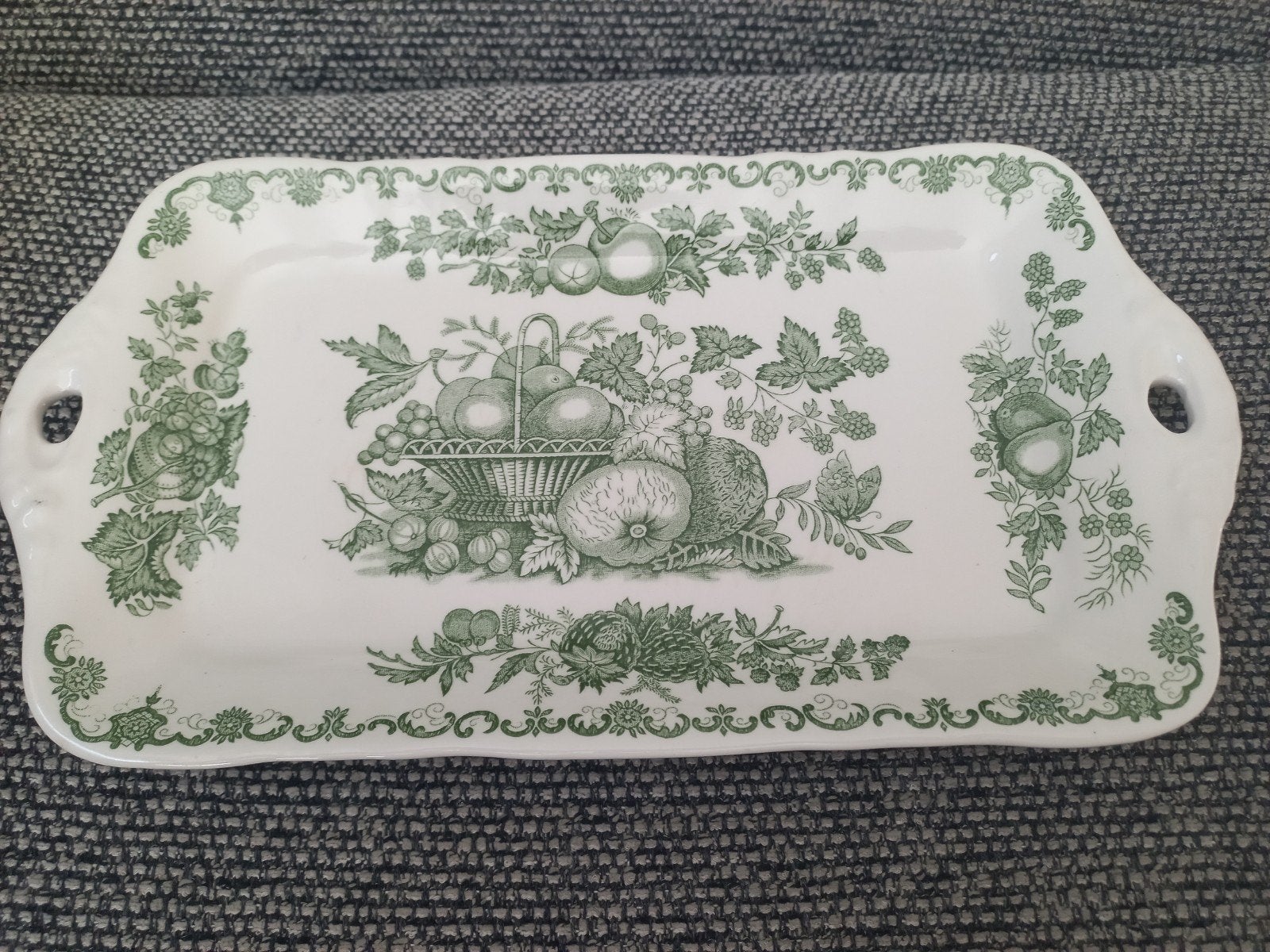 Mason's Fruit Basket serveerschaal - Groen, Antiek en Kunst, Ophalen of Verzenden
