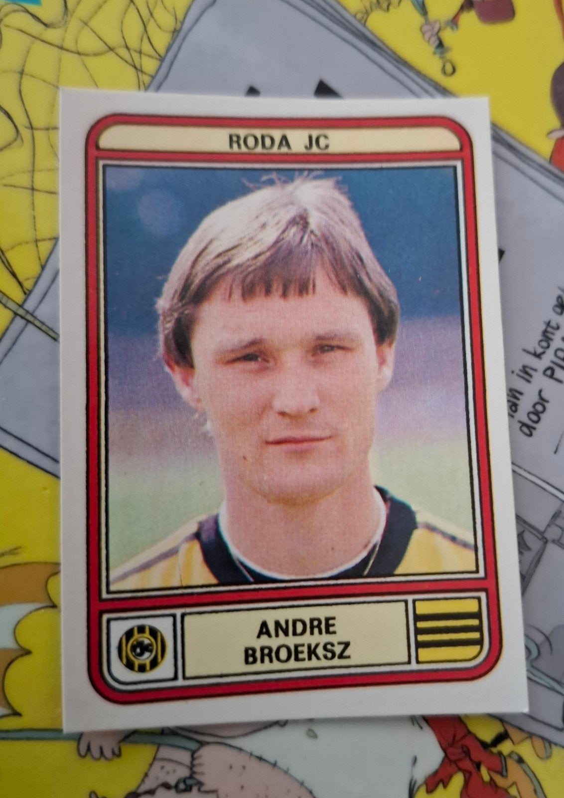 Panini voetbal 80 Andre Broekz > Roda Jc, Verzamelen, Sportartikelen en Voetbal, Ophalen of Verzenden, Nieuw, Roda JC, Poster, Plaatje of Sticker