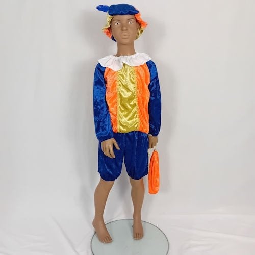 Nieuw pietenpak maat 122 merk Markeys, Diversen, Sinterklaas, Nieuw, Ophalen of Verzenden