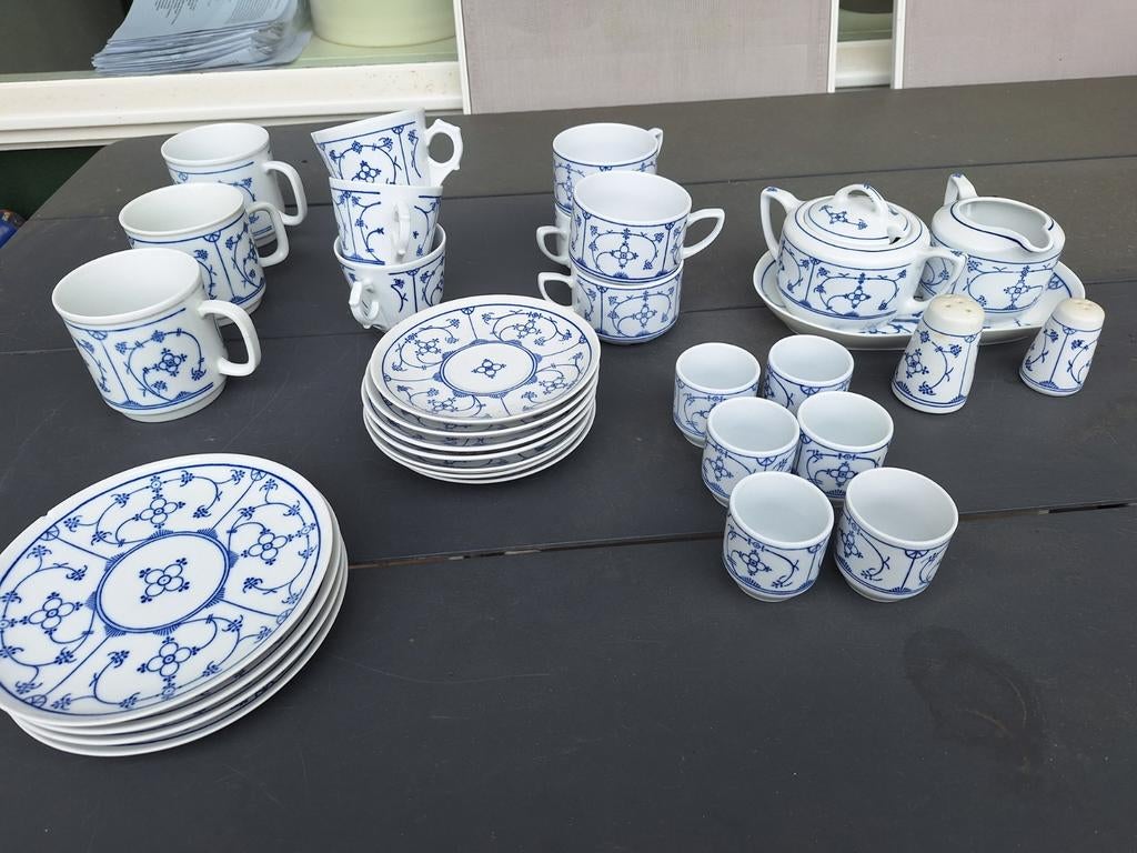 Jäger Blau Saks Eisenberg serviesgoed, vintage, Antiek en Kunst, Antiek | Servies compleet, Ophalen of Verzenden