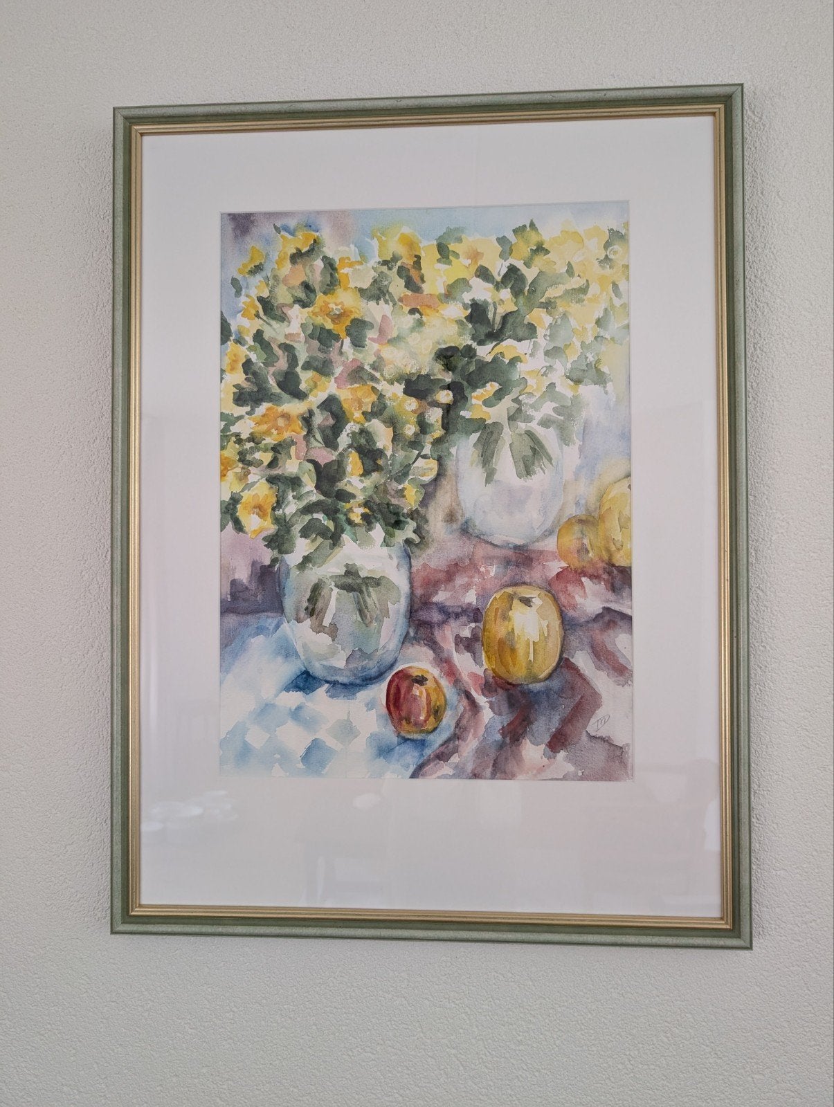 schilderij 66x88cm, Antiek en Kunst, Kunst | Schilderijen | Klassiek, Ophalen of Verzenden