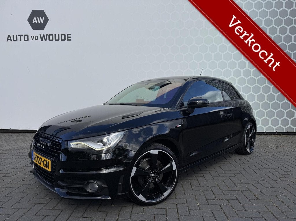 Audi A1 1.4 TFSI Ambition Pro Line 18 inch Rotor Leer Xenon, Voorwielaandrijving, Euro 5, Zwart, 4 stoelen