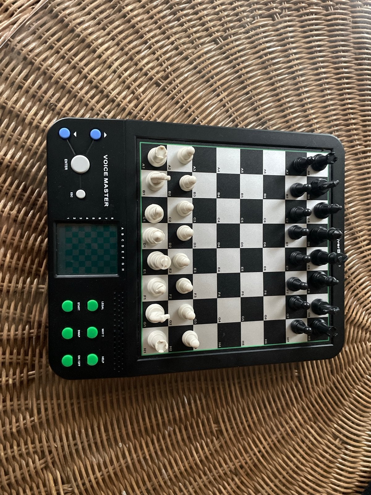 Voice Master Schaakcomputer - PowerBrain Reisspel, Hobby en Vrije tijd, Een of twee spelers, Ophalen of Verzenden, Gebruikt, Reisspel
