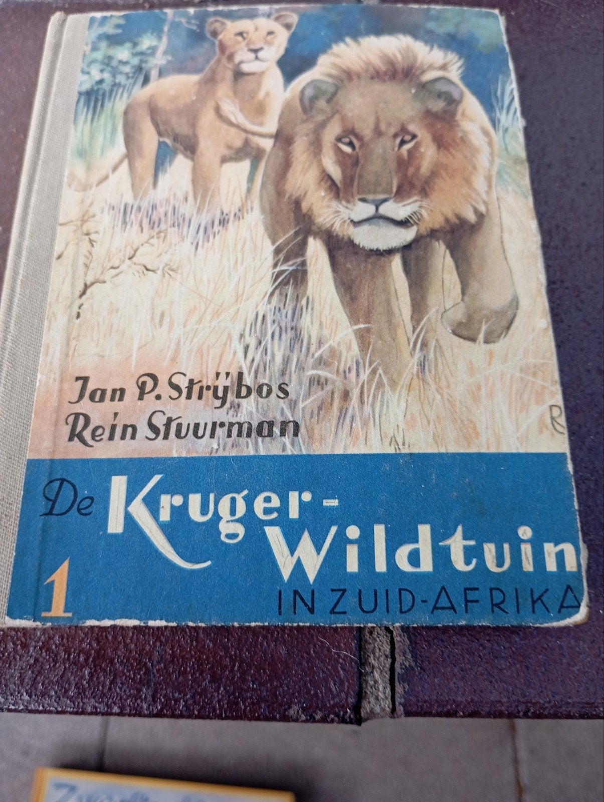Vintage De Krüger Wildtuin Zuid-Afrika Strijbos+Stuurman, Ophalen of Verzenden