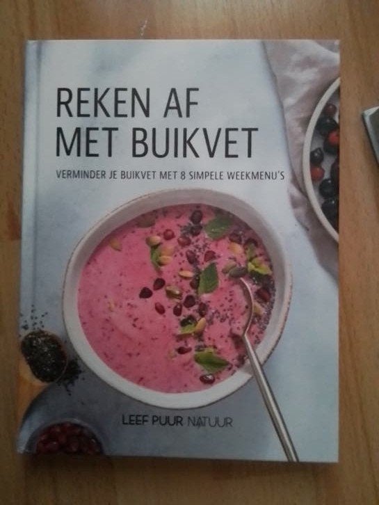 Leef Puur Natuur Reken af met buikvet - Verminder je buikvet, Boeken, Ophalen of Verzenden, Zo goed als nieuw, Dieet en Voeding