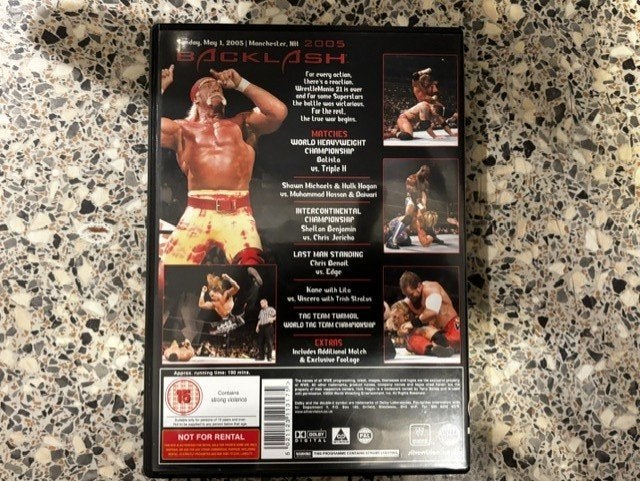 WWE Backlash 2005, Engels, Overige typen, Ophalen of Verzenden, Zo goed als nieuw