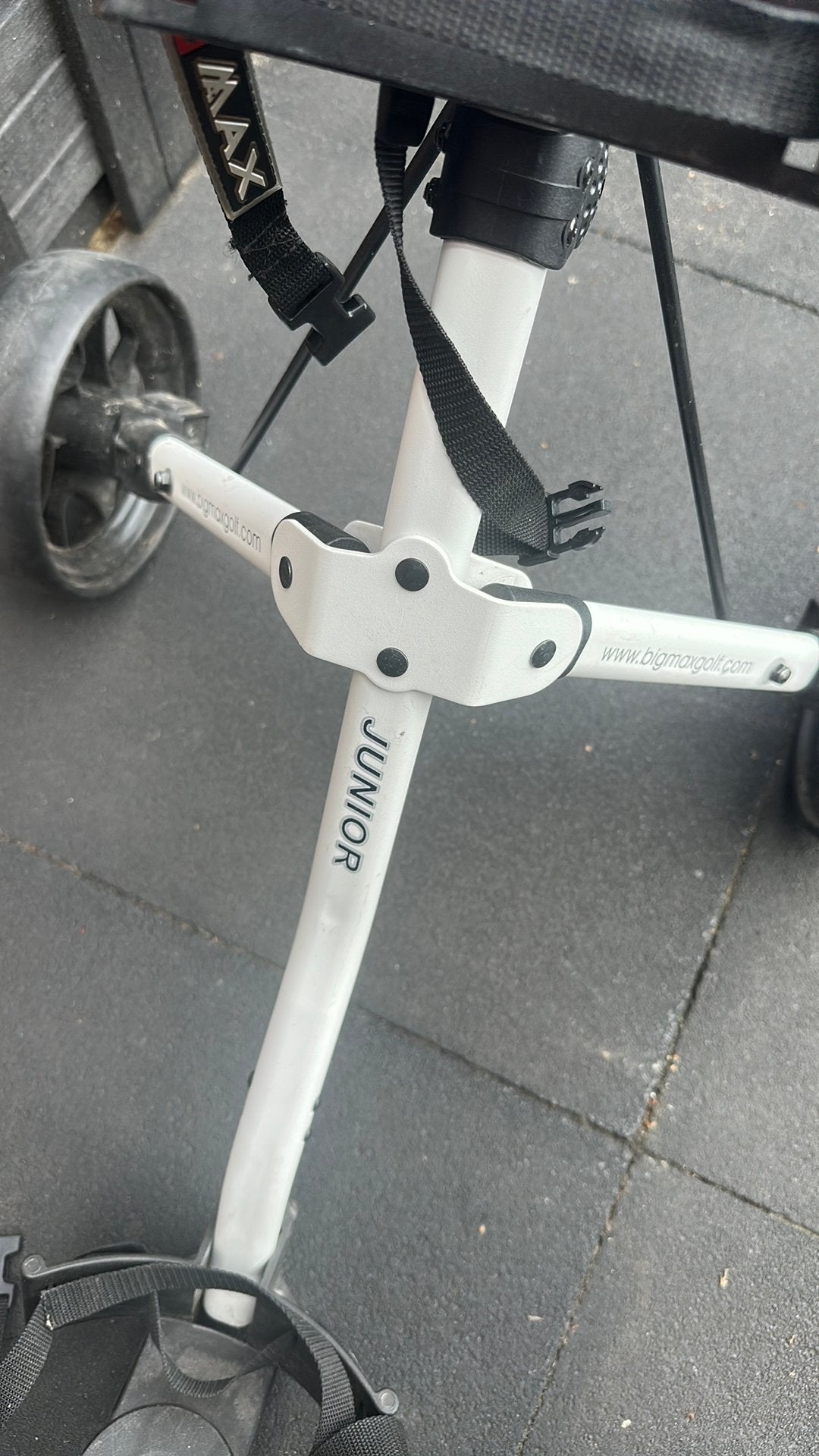 Foto 2 van Big Max Golf trolley junior wit