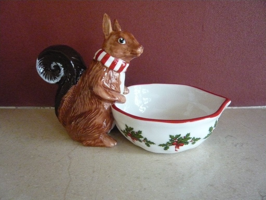 Villeroy & Boch Kerst Toy’s fantasy eekhoornschaal Ø25 cm, Ophalen of Verzenden, Nieuw