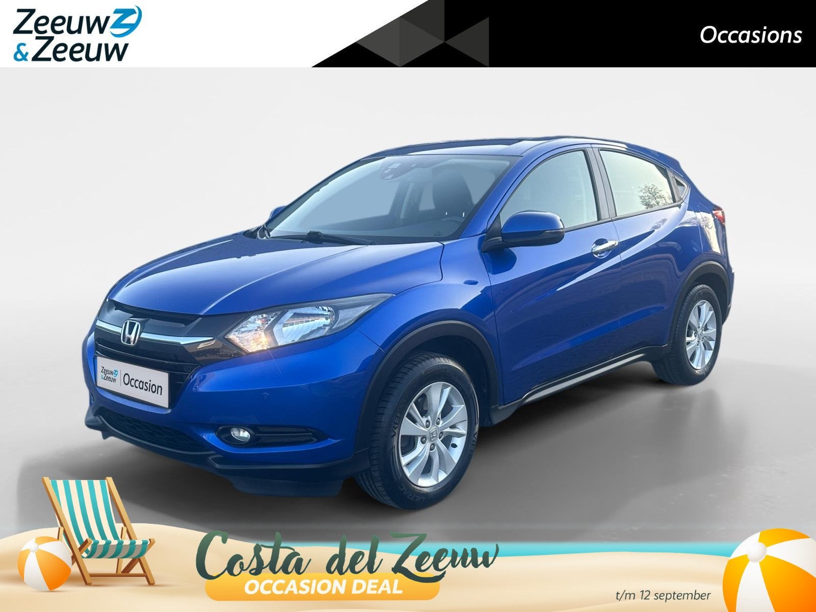 Honda HR-V 1.5 i-VTEC Elegance | AUTOMAAT | NL-AUTO | TREKHA, 12 maanden, Stof, Blauw, Bedrijf