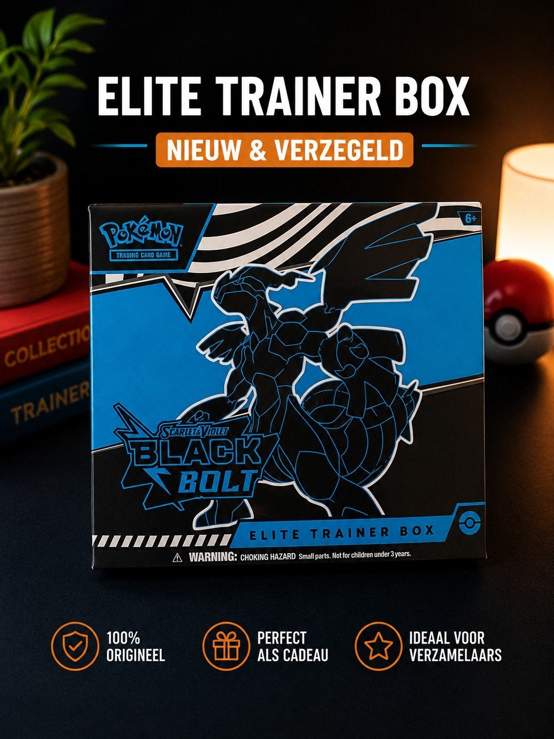 Pokémon S&V Black Bolt ETB - meerdere beschikbaar, Verzenden, Nieuw, Boosterbox