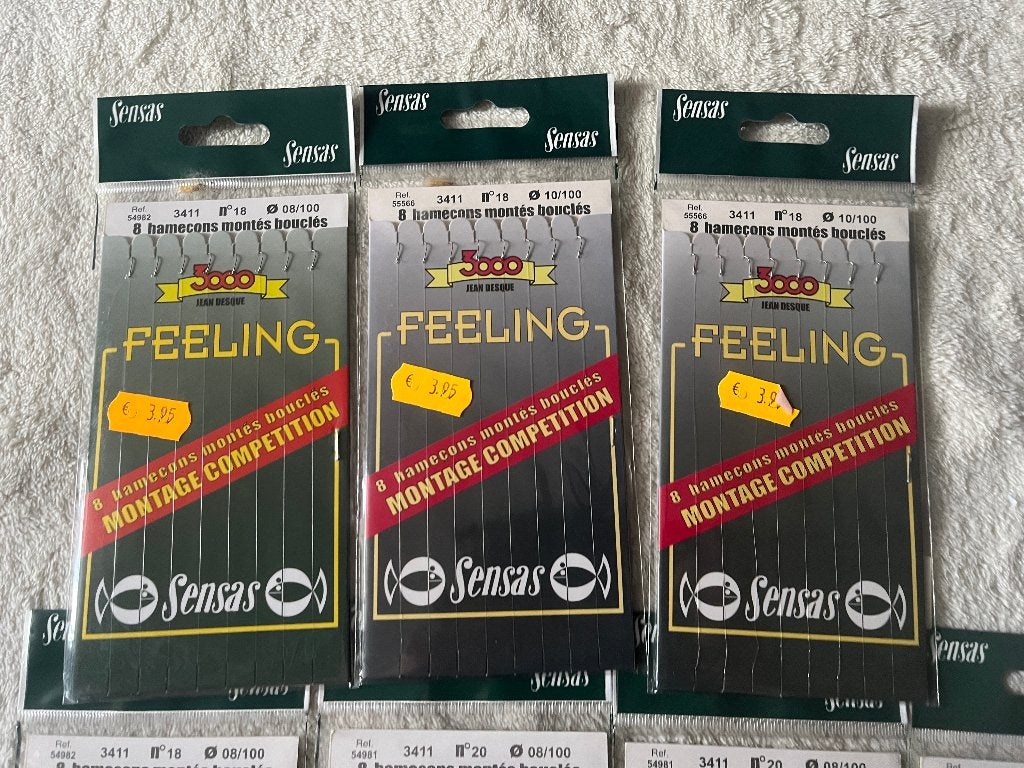 adv 347 / NIEUW set 7 onderlijnboekjes SENSAS, Ophalen of Verzenden, Nieuw, Haak