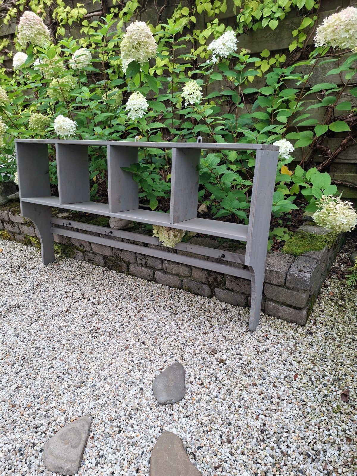 brocante rek, Ophalen