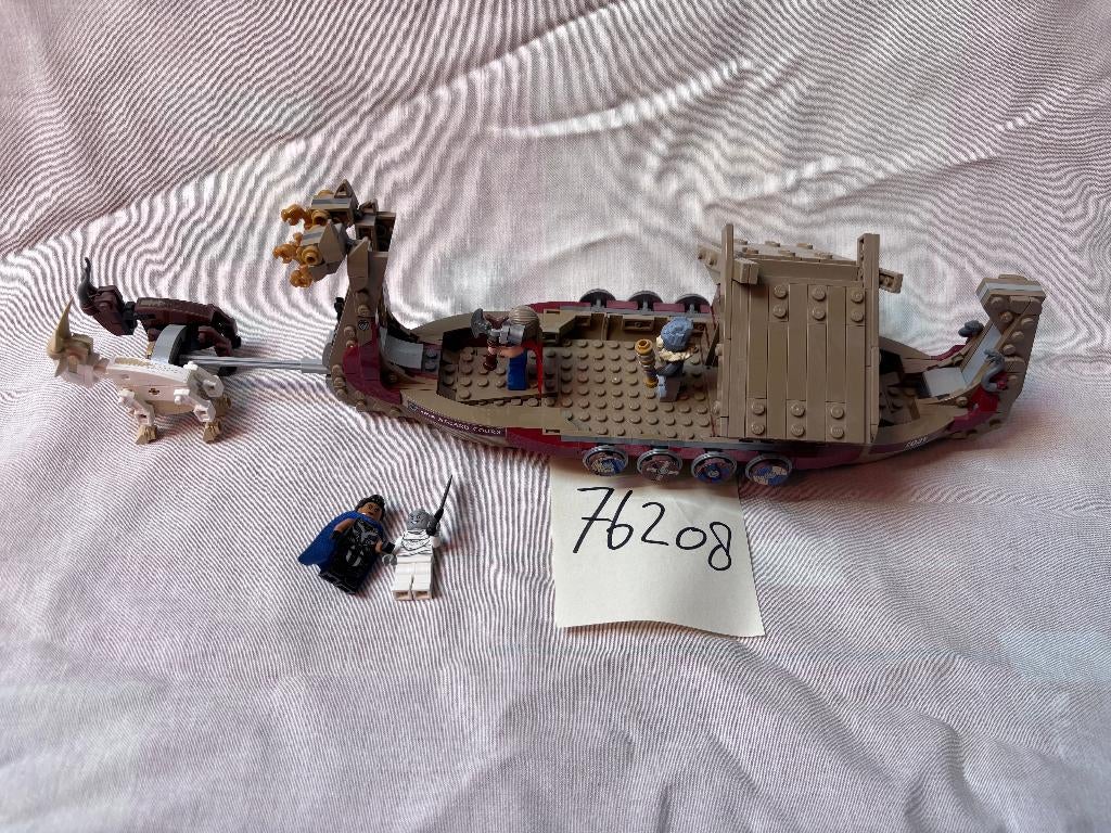 76208 LEGO Marvel Het Geitenschip, Marvel, Lego, Ophalen of Verzenden, Zo goed als nieuw