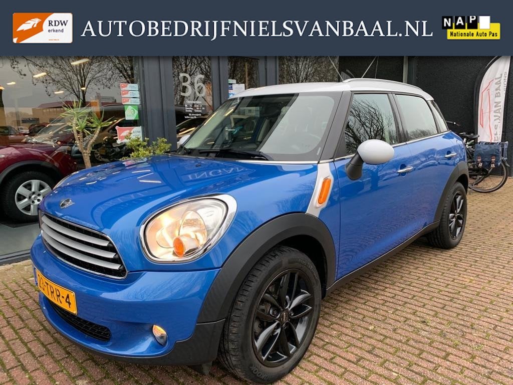 Mini Mini Countryman 1.6Cooper Nieuwstaat/Navi/Airco/NL Auto, Auto's, Mini, Voorwielaandrijving, Stof, Gebruikt, Zwart