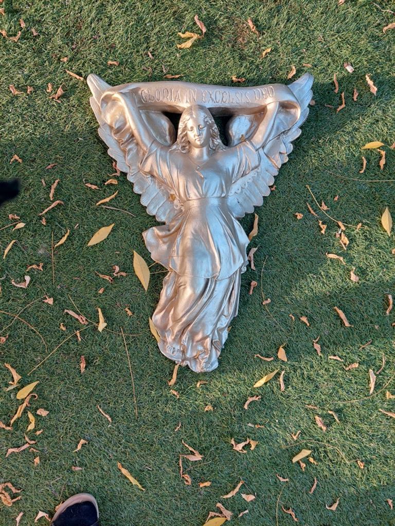Prachtige vintage betonnen engel🧚‍♀️ ‍️, Tuin en Terras, Ophalen, Gebruikt