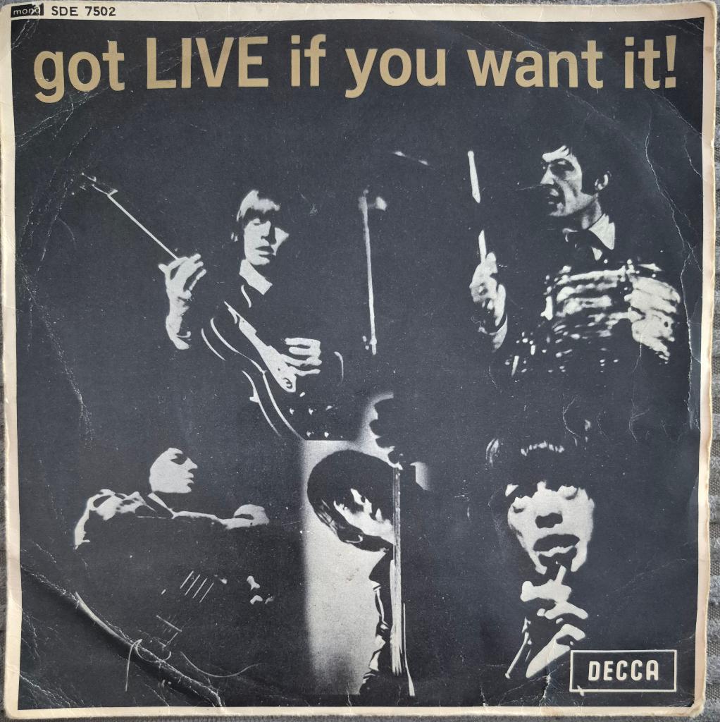 The Rolling Stones. Got LIVE if you want it! MONO. 1965., Gebruikt, 7 inch, Pop, EP