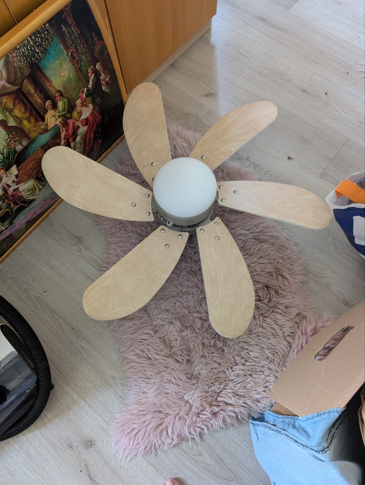 Bestron Plafondventilator met verlichting, Ophalen, Gebruikt, Plafondventilator