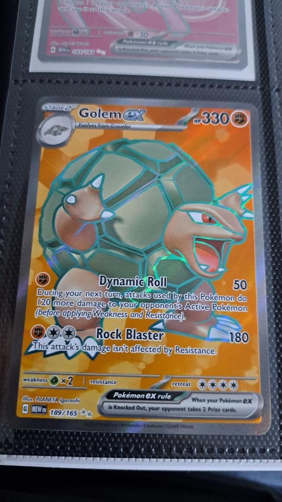 Golem 189/165, Ophalen of Verzenden, Nieuw, Losse kaart, Foil