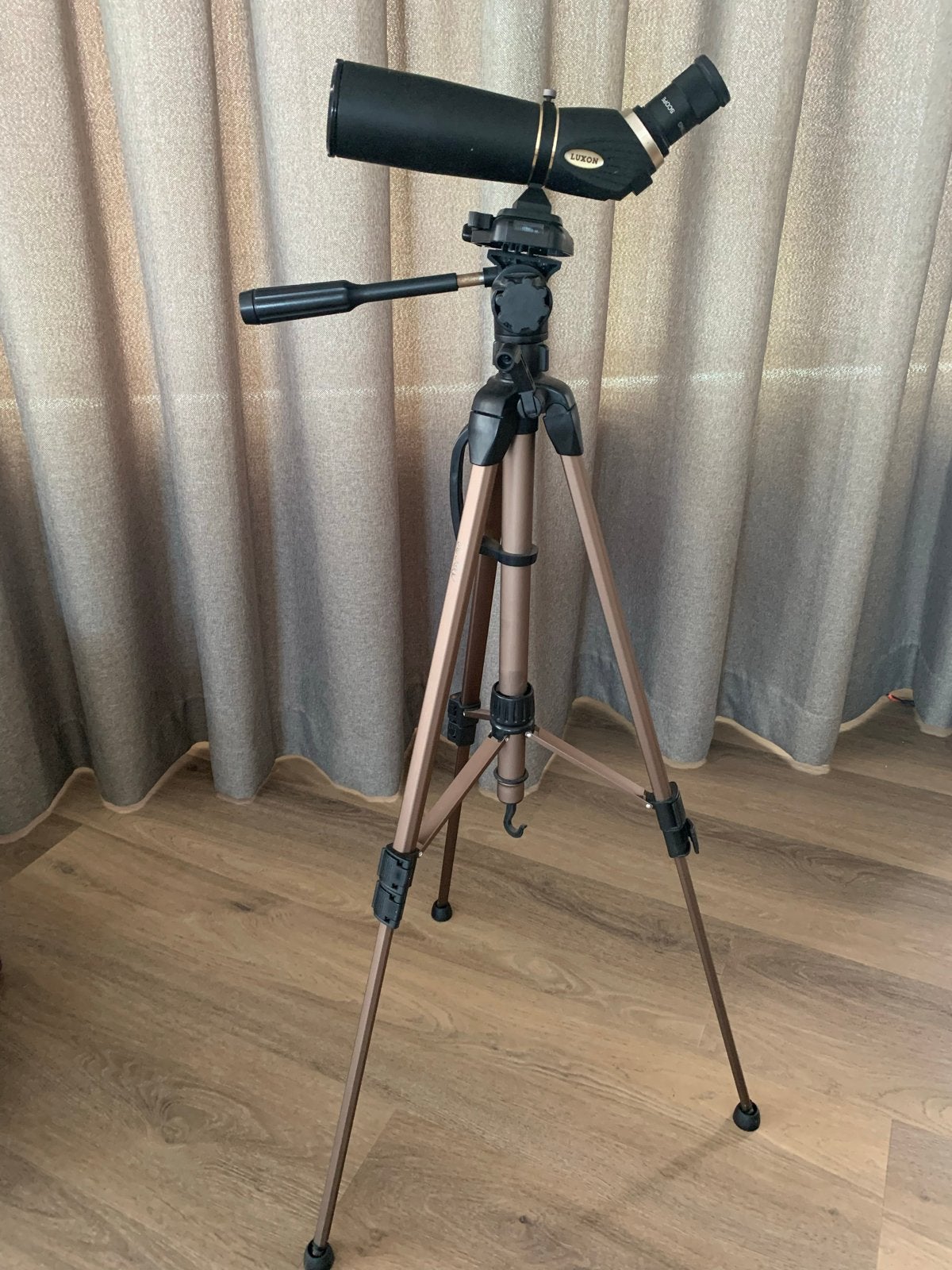 Luxon 25x50mm Spotting Scope met Statief, Ophalen, Met statief, Minder dan 80 mm, Gebruikt