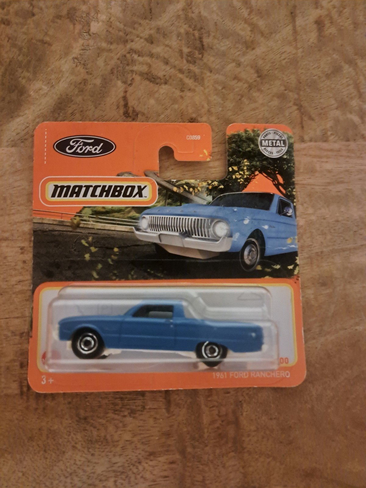 Matchbox model ford ranchero 1961, Auto, Mattel, Ophalen of Verzenden, Zo goed als nieuw