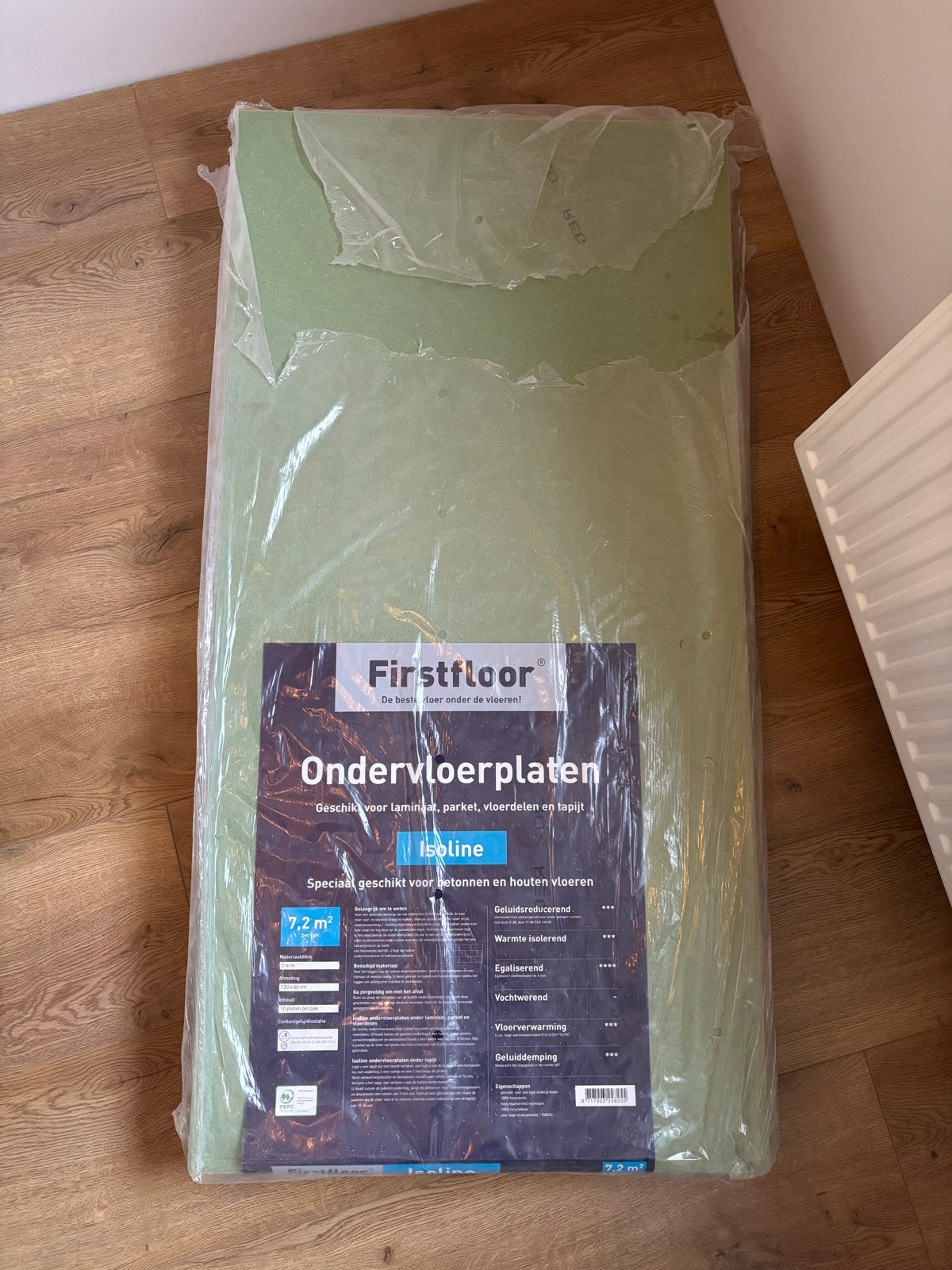 Ondervloerplaten 120x60 cm (14 stuks), Ophalen, Overige materialen, 30 cm of meer, 50 tot 150 cm