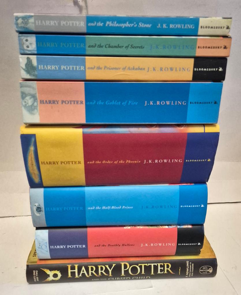 Harry Potter 8x compl. English language, Boeken, Ophalen of Verzenden, Gelezen