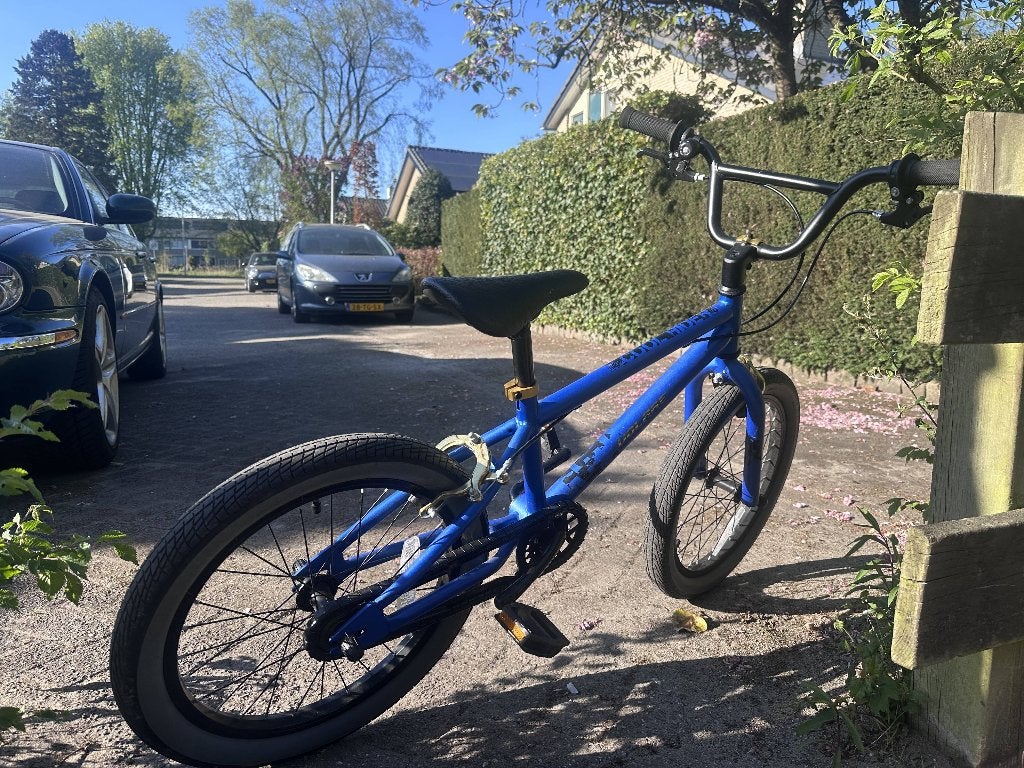 kinder BMX, Fietsen en Brommers, Fietsen | Crossfietsen en BMX, Gebruikt, Staal, Velgrem, Minder dan 16 inch