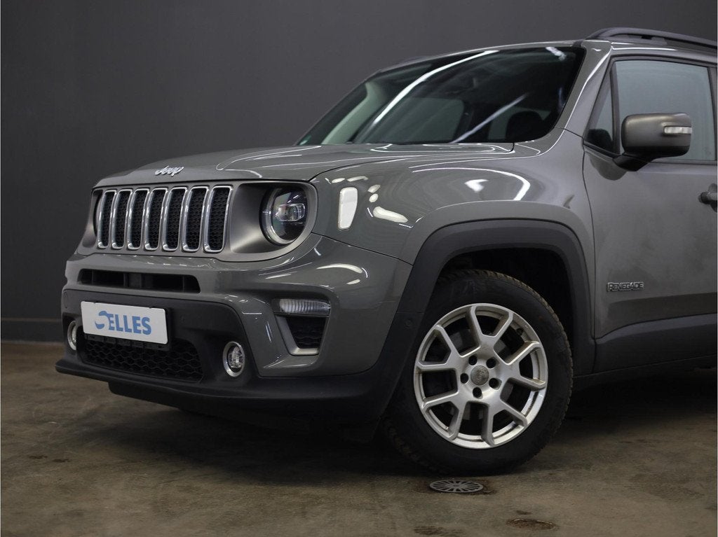 Jeep Renegade 1.3T DDCT Limited | Achteruitrijcamera | Stuur, Auto's, Stof, Gebruikt, 4 cilinders, 150 pk