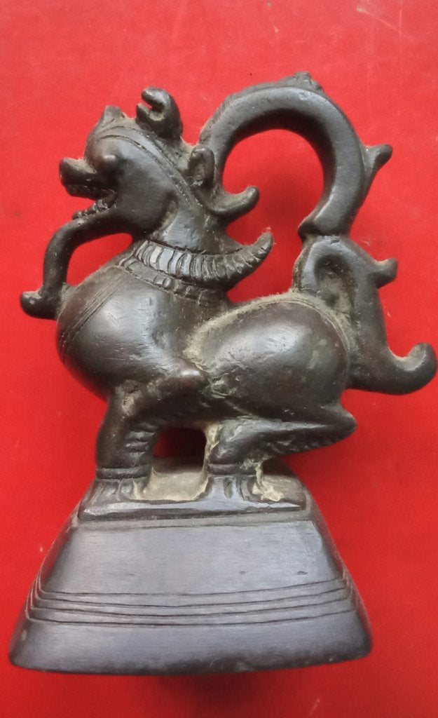 opiumgewicht leeuwgewicht chinthe nr. 73, Antiek en Kunst, Ophalen of Verzenden
