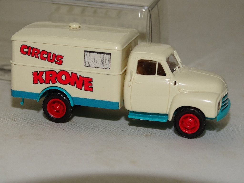 1/87 Brekina Opel Blitz Circus Krone, Hobby en Vrije tijd, Ophalen of Verzenden, Nieuw, Bus of Vrachtwagen, Brekina