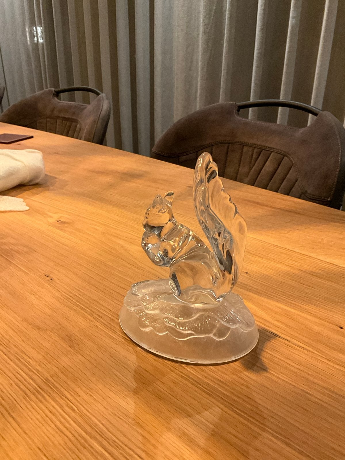 Glazen Eekhoorn Beeldje - Decoratief Kunstobject, Antiek en Kunst, Ophalen of Verzenden