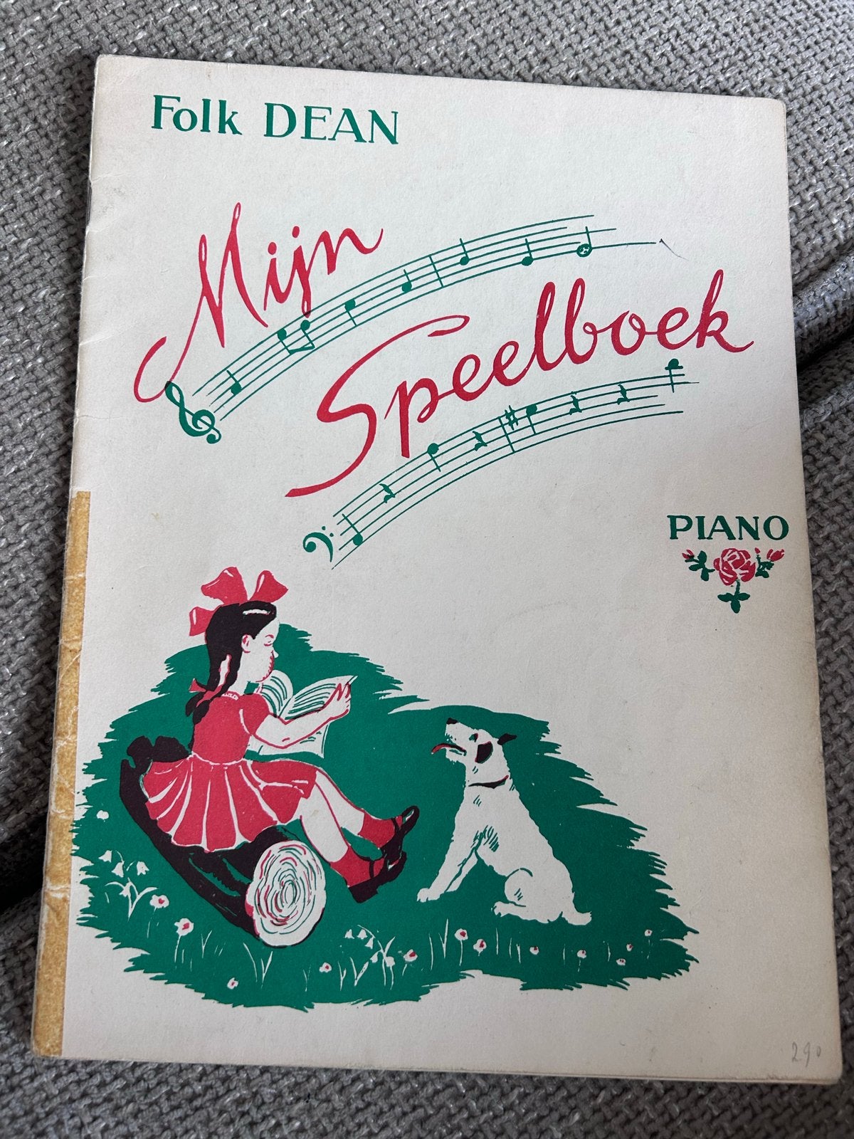 Mijn Speelboek - Folk Dean - Piano lesboek, Muziek en Instrumenten, Bladmuziek, Gebruikt, Klassiek, Les of Cursus, Ophalen of Verzenden