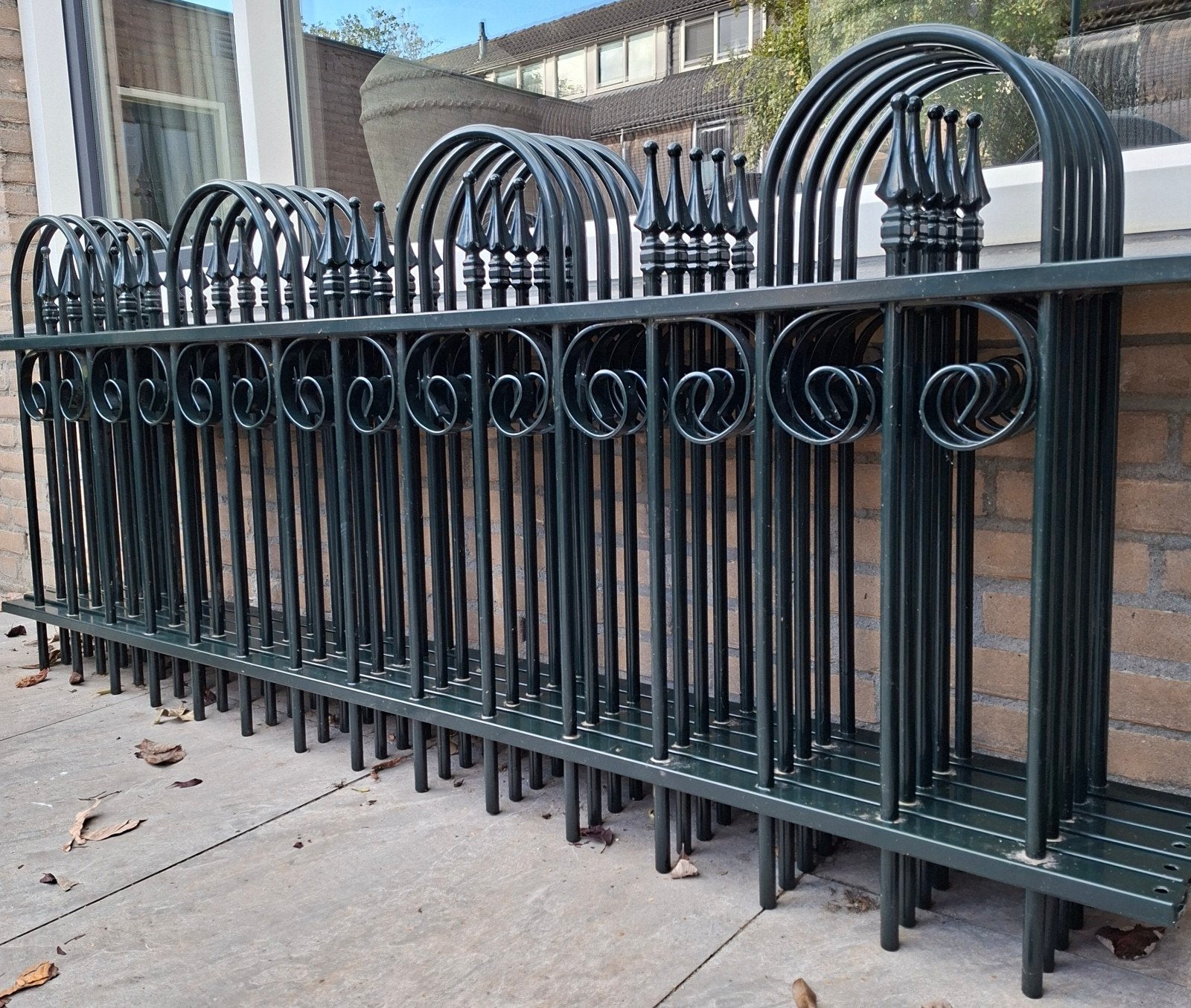 sierhekwerk sierhek incl palen en rvs bevestigings materiaal, Tuin en Terras, Ophalen, Zo goed als nieuw, IJzer, Sierhekwerk