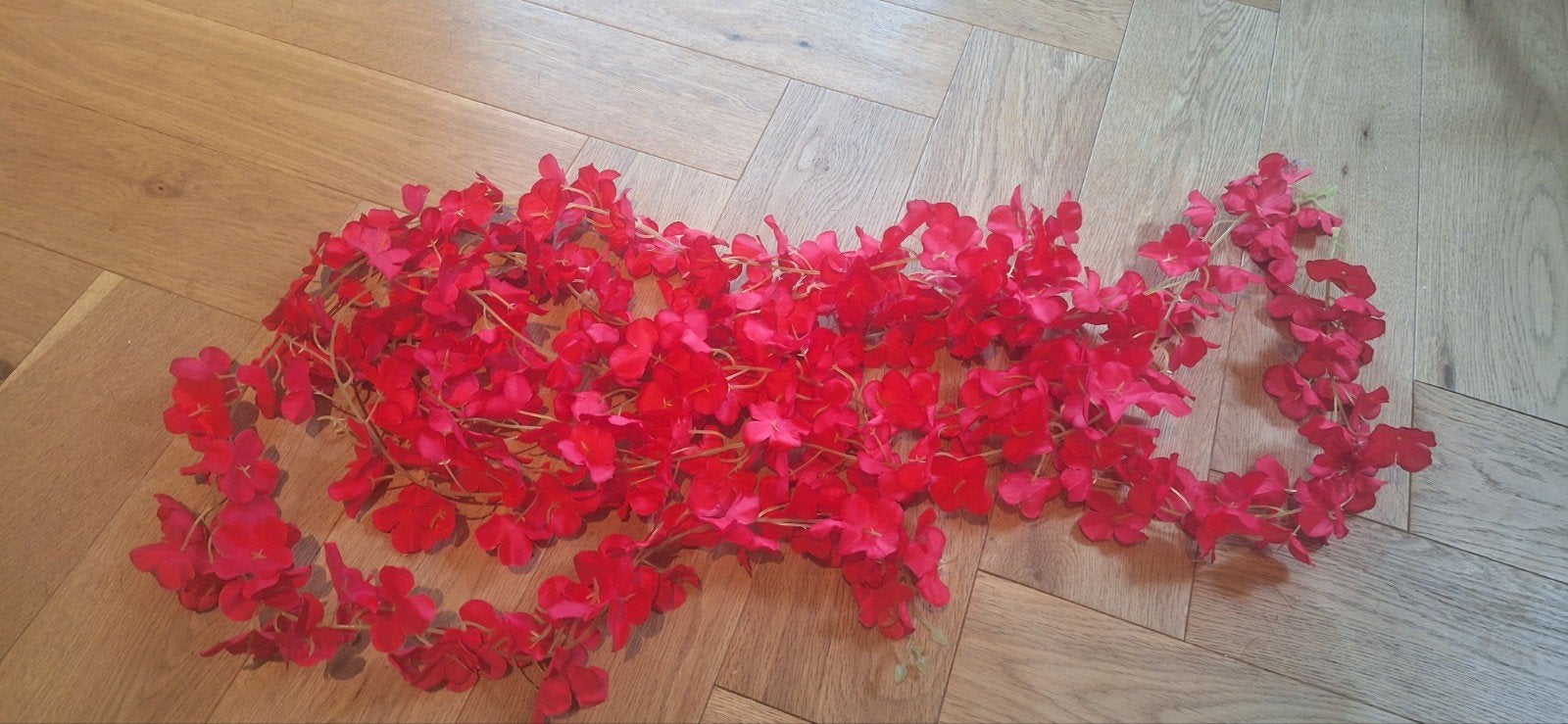 Bloemenslinger, Ophalen, Haarspeld
