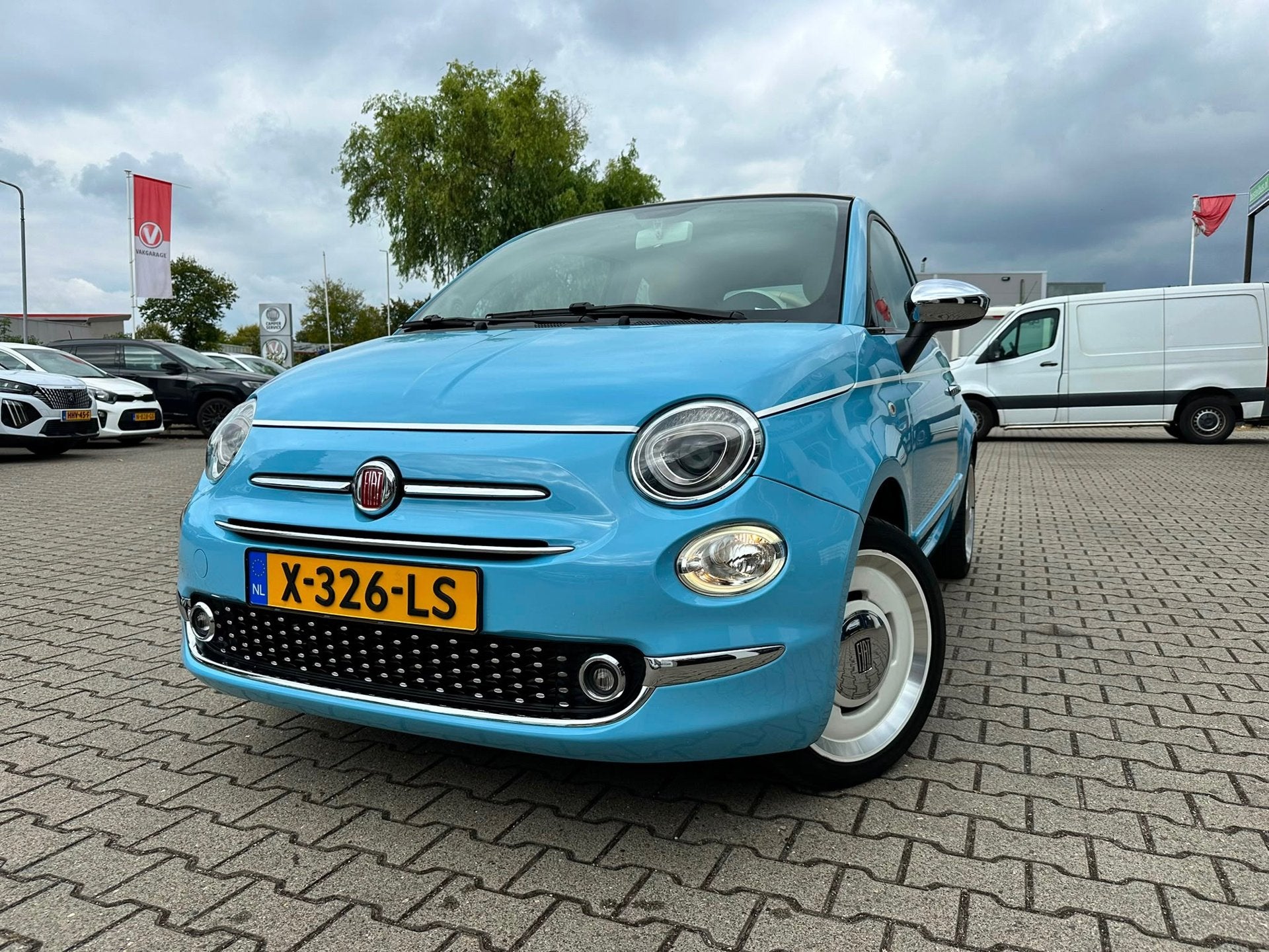 Fiat 500 C 1.2 Spiaggina UNIEKE UITVOERING (BOVAG/RIJKLAARPR, Voorwielaandrijving, 12 maanden, Stof, Gebruikt