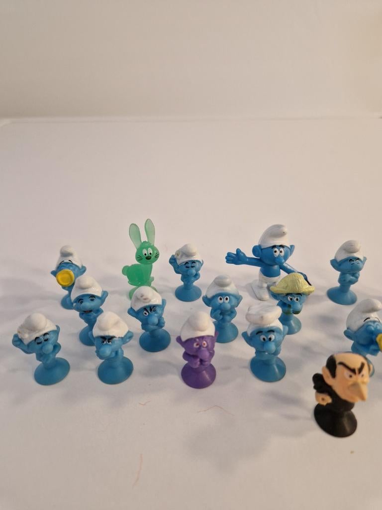 Smurfen Lidl Stikeez zuignap 20 stuks, Ophalen of Verzenden, Gebruikt, Verschillende Smurfen